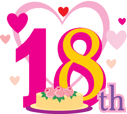 18th Birthday Cake on Download Wedding Anniversary Clip Art   Free Anniversary Clipart