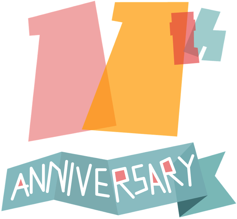 11th anniversary clip art.