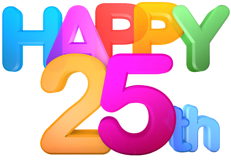 25th Anniversary Logo Png Free Vector Design Cdr Ai E