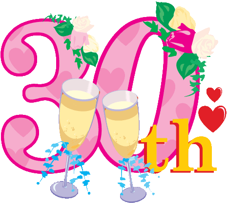 30th anniversary clipart.